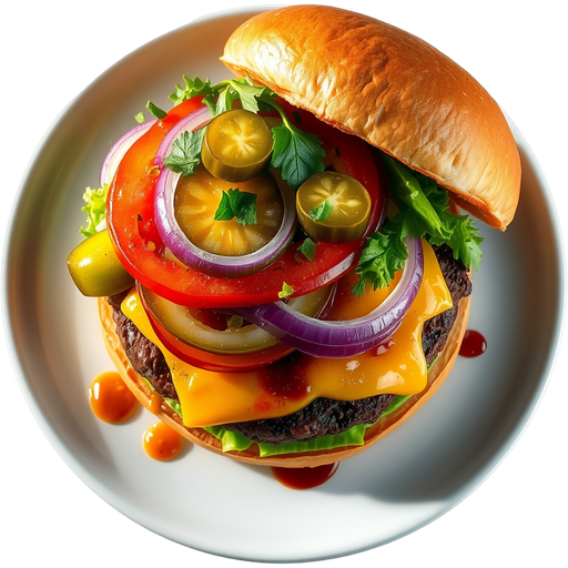 The O.G. Burger dish