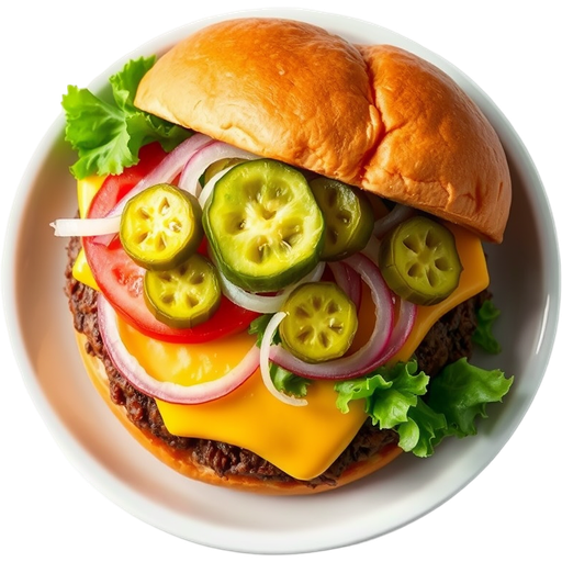 House Burger dish