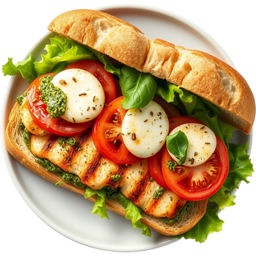 Chicken Pesto Sandwich dish
