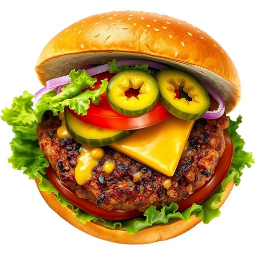 Housemade Vegan Veggie Patty Burger dish