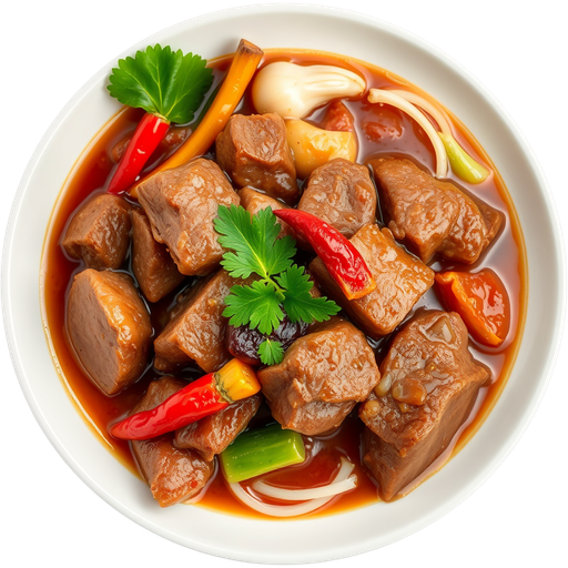 Beef Brisket Soybean Paste Stew dish