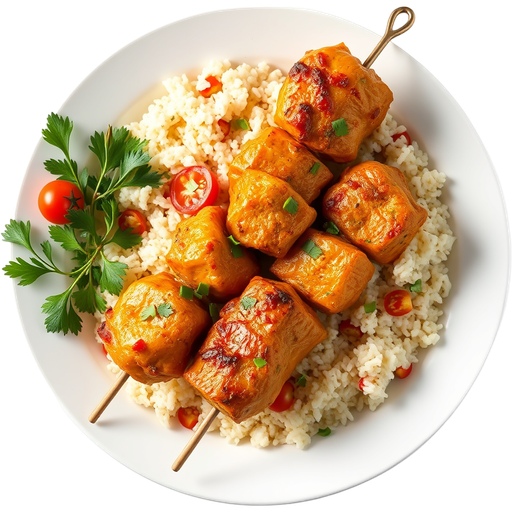 Chicken Kabob dish