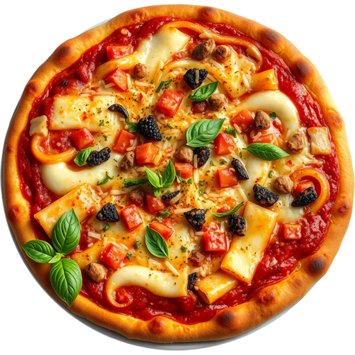 Sangak Pizza dish