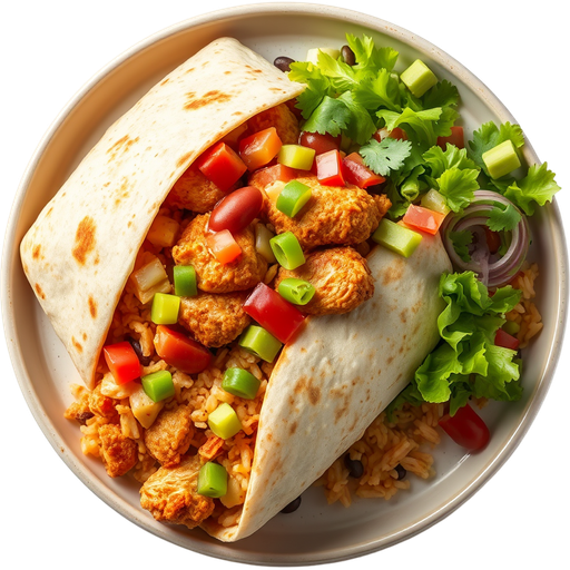 Big Chicken Burrito dish