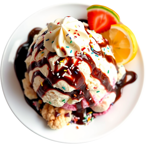 Build Your Own Sundae dish