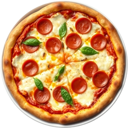 Large Pepperoni Pizza dish