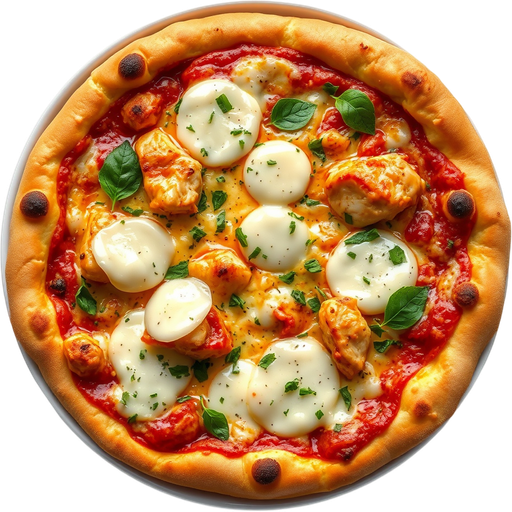 Chicken Garlic Delight Pizza dish