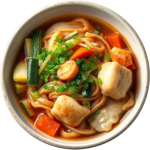 Korean Pulled Dough Soup Soojebee dish