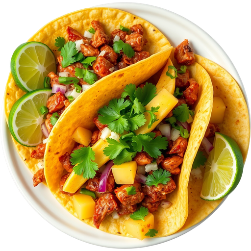 Al Pastor Tacos dish