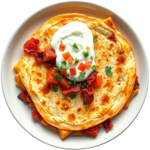 Breakfast Quesadilla dish