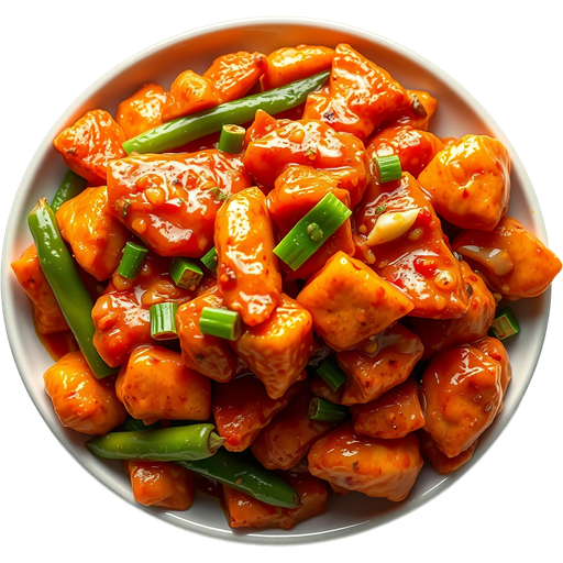 Spicy Orange Chicken dish