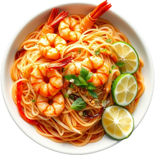 Shrimp Pad Thai dish