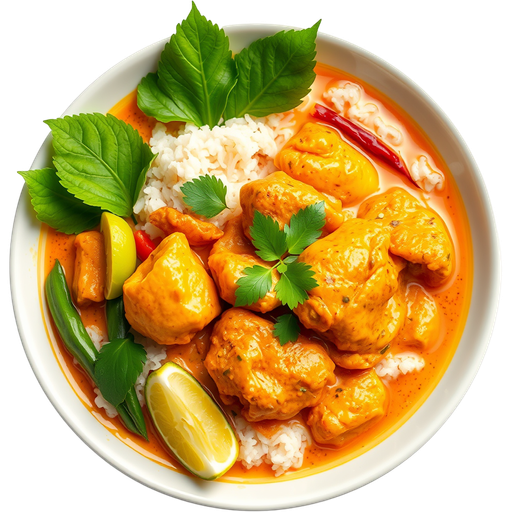 Panang Curry With Chicken dish