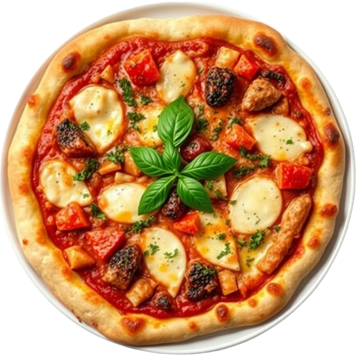 Chimichurri Pizza dish