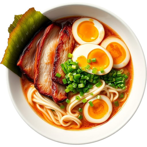 Ramen Bowl with Chashu/Pork Belly dish
