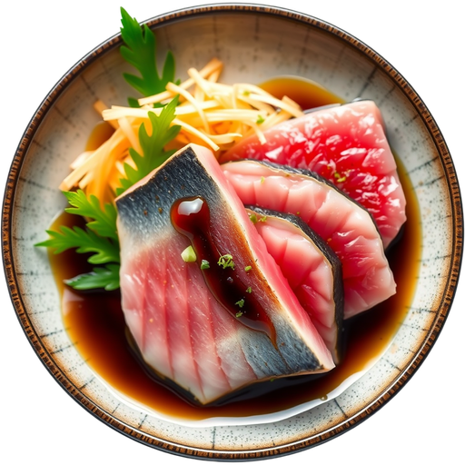 Bluefin Tuna Sashimi dish