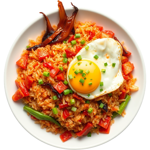 Volcanic Kimchi Fried Rice dish