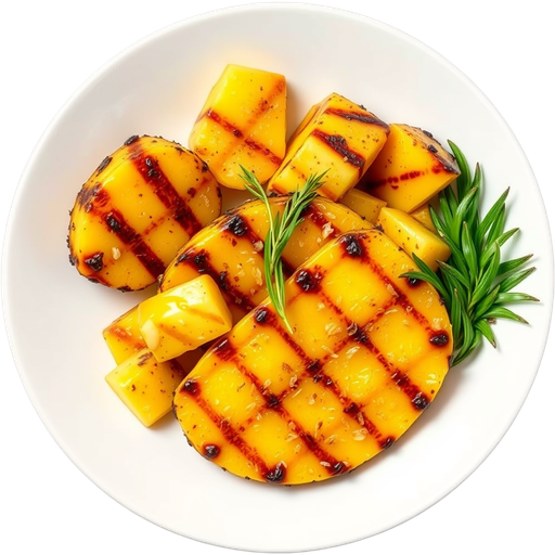 Grilled Pineapple dish