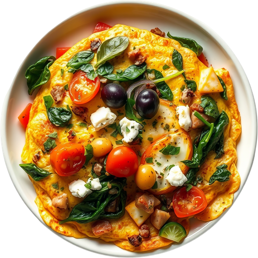 Mediterranean Omelette dish