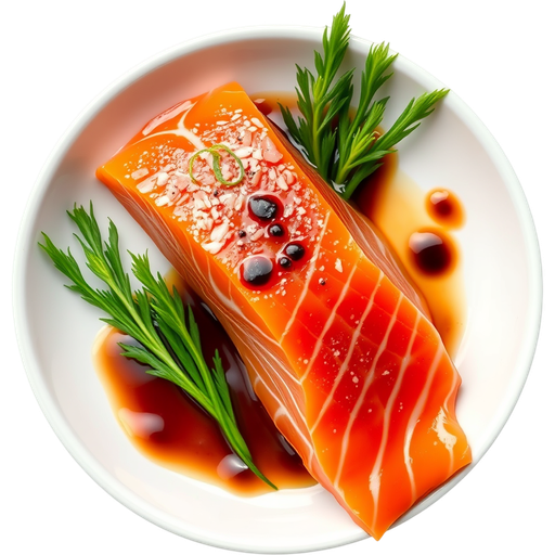 Salmon Sashimi dish