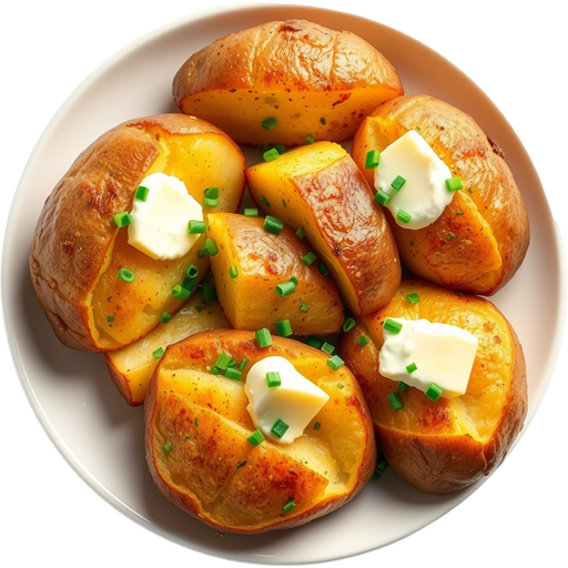 Baked Potatoes dish