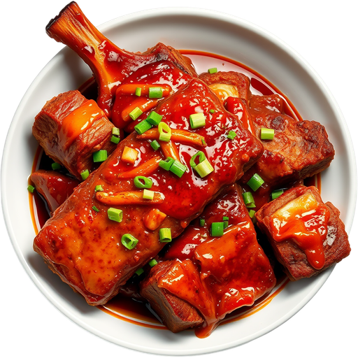 Spicy Beef Back Ribs dish