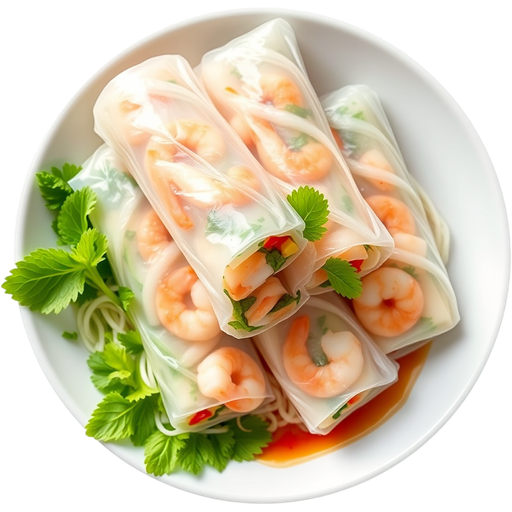Noodle Spring Rolls dish