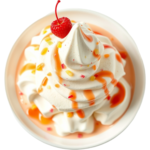 Milk Soft Serve dish