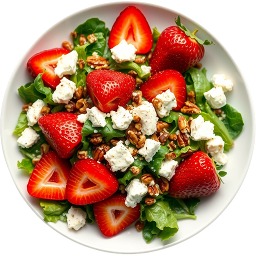 Strawberry Fields Salad dish
