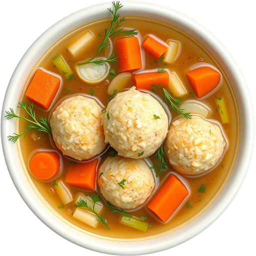 Matza Ball Soup dish