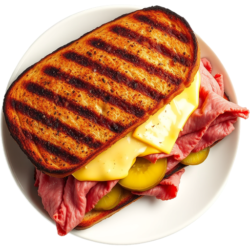 Grilled Pastrami Sandwich dish