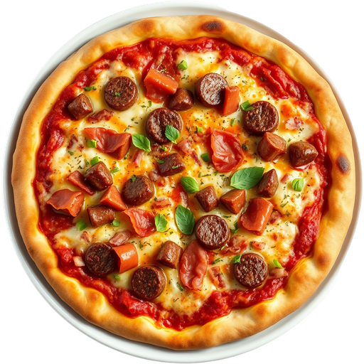 Meatzza Pizza dish
