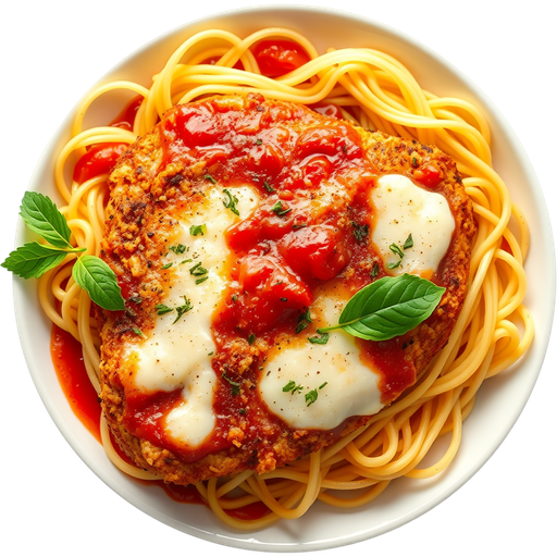 Chicken Parmesan dish