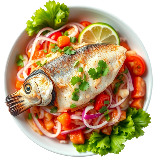 Fish Ceviche dish