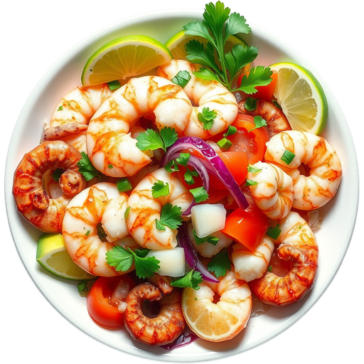 Shrimp and Octopus Cocktail dish