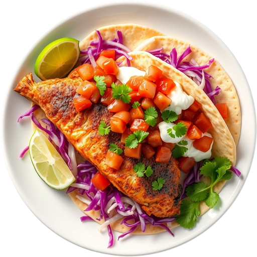 Fish Taco Plate dish