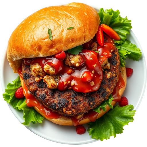 Gobbler Turkey Burger dish