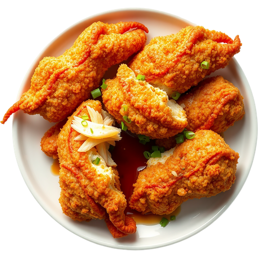 Crispy Crab Bellies dish