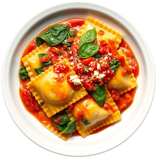 Ravioli dish