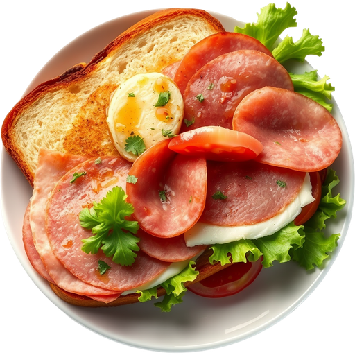 Italian Cold Cut Sandwich dish