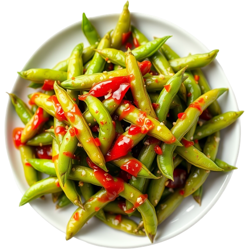 Spicy Edamame dish