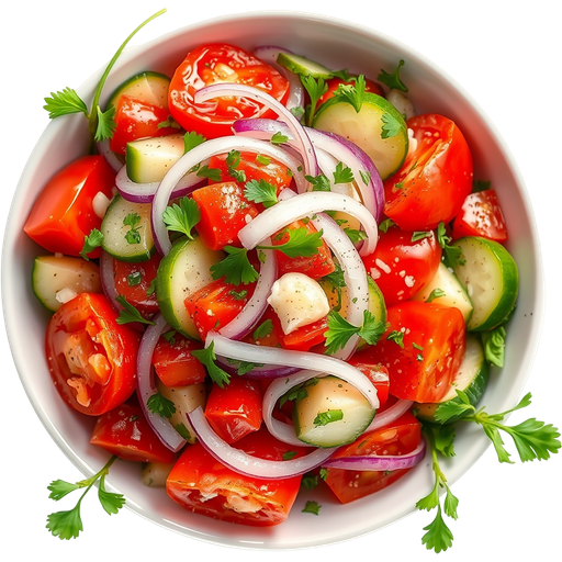 Shirazi Salad dish