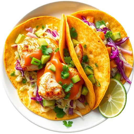 Baja Fish Tacos dish