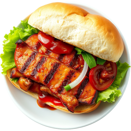 Grilled Pork Sandwich dish