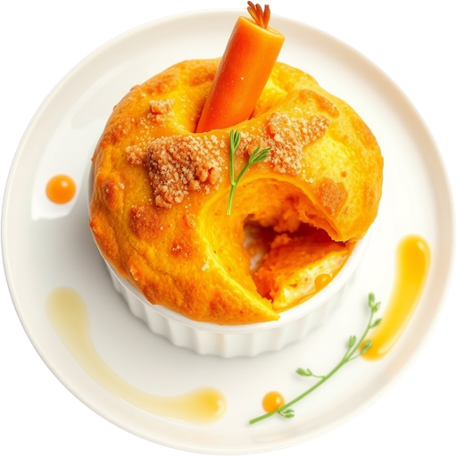 Carrot Souffle dish