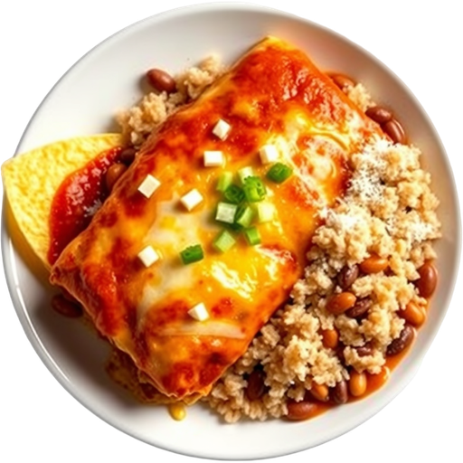 Cheese Enchilada Plate dish