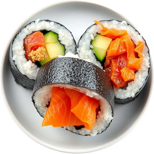 50/50 Hand Roll dish