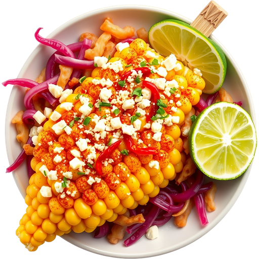 Elote dish