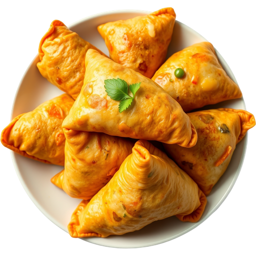 Veggie Samosas dish