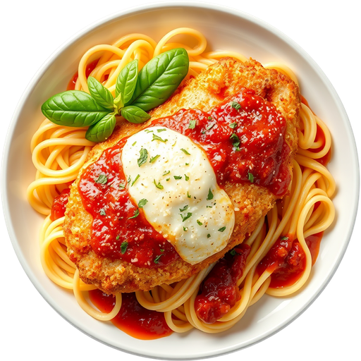 Chicken Parmigiana dish